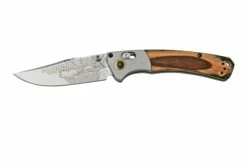 Benchmade Mini Crooked River Bull Elk Limited Edition Artist Series 15085-2201, Jagdtaschenmesser, Casey Underwood Design