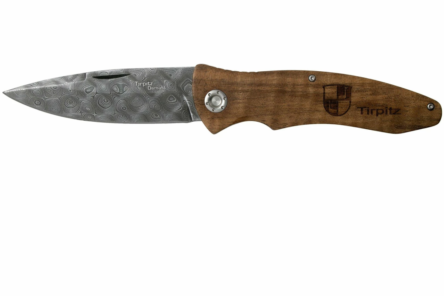Böker Tirpitz Damast Wood 42 Limited Edition 110197DAM Taschenmesser 3 Böker Tirpitz Damast Wood 42 Limited Edition 110197DAM Taschenmesser
