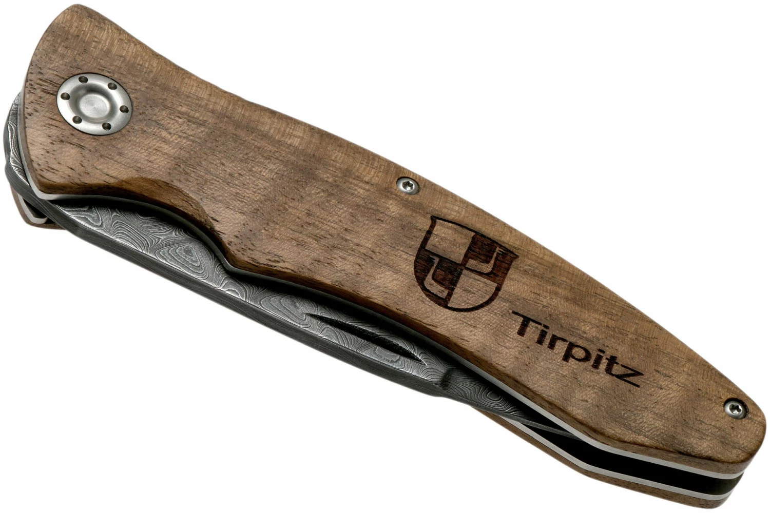 Böker Tirpitz Damast Wood 42 Limited Edition 110197DAM Taschenmesser 7 Böker Tirpitz Damast Wood 42 Limited Edition 110197DAM Taschenmesser – Bild 5