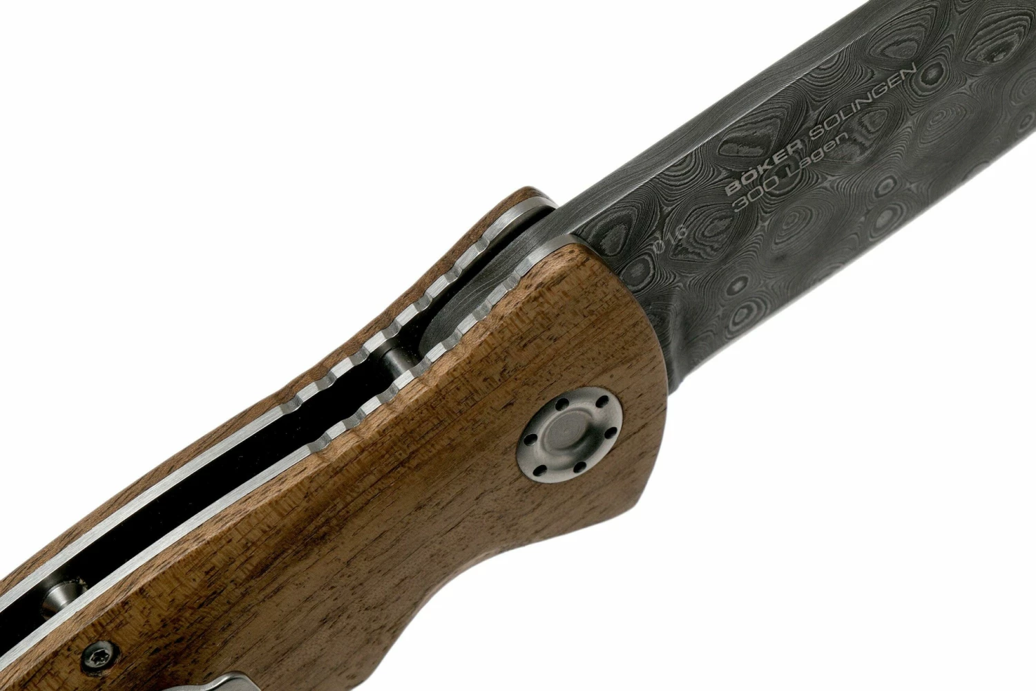 Böker Tirpitz Damast Wood 42 Limited Edition 110197DAM Taschenmesser 9 Böker Tirpitz Damast Wood 42 Limited Edition 110197DAM Taschenmesser – Bild 7