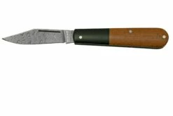 Böker Barlow Integral Brown Burlap Micarta, Damast 110943DAM Taschenmesser
