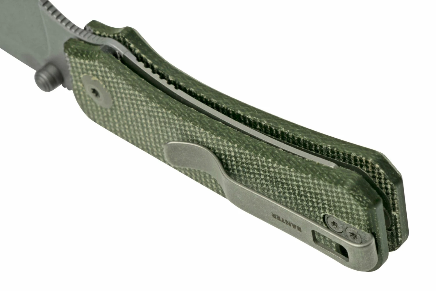 Civivi Baby Banter C19068SB-1 Green Micarta, Grey Stonewashed Taschenmesser, Ben Petersen Design 6 Civivi Baby Banter C19068SB-1 Green Micarta, Grey Stonewashed Taschenmesser, Ben Petersen Design – Bild 4