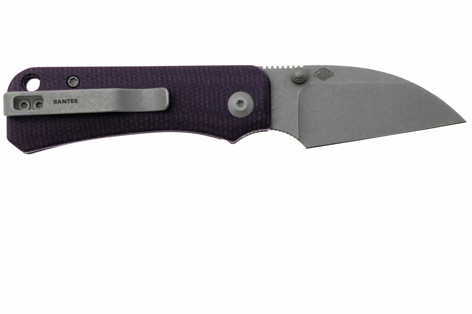 Civivi Baby Banter Wharncliffe C19068SC-2, Nitro-V, Purple Micarta, Taschenmesser, Ben Petersen Design 4 Civivi Baby Banter Wharncliffe C19068SC-2, Nitro-V, Purple Micarta, Taschenmesser, Ben Petersen Design – Bild 2