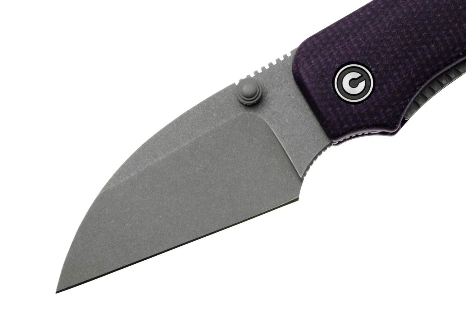 Civivi Baby Banter Wharncliffe C19068SC-2, Nitro-V, Purple Micarta, Taschenmesser, Ben Petersen Design 5 Civivi Baby Banter Wharncliffe C19068SC-2, Nitro-V, Purple Micarta, Taschenmesser, Ben Petersen Design – Bild 3