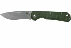 Fox Black Fox Ciol Folding Knife BF-748MI Green Micarta Taschenmesser, Denis Simonutti Design
