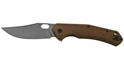 GiantMouse ACE Jutland Burlap Canvas Micarta PVD Vanadis 4E, Taschenmesser