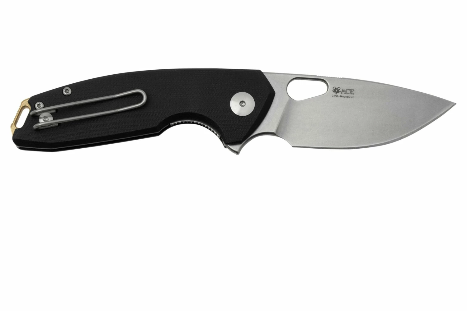 GiantMouse ACE Tribeca, Stonewashed Magnacut, Black G10 Taschenmesser 4 GiantMouse ACE Tribeca, Stonewashed Magnacut, Black G10 Taschenmesser – Bild 2