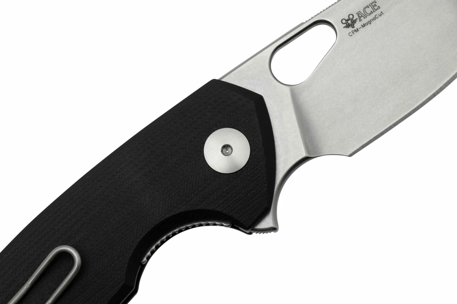 GiantMouse ACE Tribeca, Stonewashed Magnacut, Black G10 Taschenmesser 7 GiantMouse ACE Tribeca, Stonewashed Magnacut, Black G10 Taschenmesser – Bild 5