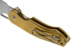 GiantMouse ACE Biblio Messing-Taschenmesser, Ansø En Voxnaes Design -Messer Verkäufe 2024 GMBIBLIO BRASS 05 giantmouse