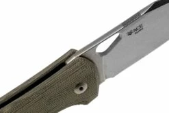 GiantMouse ACE Grand, Green Canvas Micarta Taschenmesser -Messer Verkäufe 2024 GMGRAND GRN MICARTA 06 giantmouse