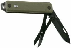 The James Brand Ellis Scissors, Black, OD Green, G10 Taschenmesser