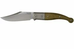 LionSteel Gitano Green Canvas Micarta GT01 CVG Taschenmesser, Gudy Van Poppel Design