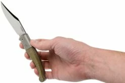 LionSteel Gitano Green Canvas Micarta GT01 CVG Taschenmesser, Gudy Van Poppel Design 17 LionSteel Gitano Green Canvas Micarta GT01 CVG Taschenmesser, Gudy Van Poppel Design -Messer Verkäufe 2024 LI GT01 CVG 08 lionsteel