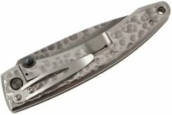 Mcusta Tsuchi Large, Stahl / Damastklinge -Messer Verkäufe 2024 MC114D 04 mcusta tsuchi blank aluminium damast mc114d d4