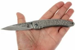 Mcusta Tsuchi Large, Stahl / Damastklinge -Messer Verkäufe 2024 MC114D 07 mcusta tsuchi blank aluminium damast mc114d d8