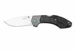 MKM Hero Stonewashed Carbonfiber, Titanium Bolsters, Taschenmesser