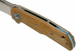 MKM Clap LS01-NC Natural Canvas Micarta Taschenmesser, Bob Terzuola Design 16 MKM Clap LS01-NC Natural Canvas Micarta Taschenmesser, Bob Terzuola Design -Messer Verkäufe 2024 MMK LS01 NC 07 mkm knives