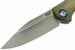 MKM Fara MY01-GC Green Micarta Taschenmesser, Lucas Burnley Design -Messer Verkäufe 2024 MMK MY01 GC 03 mkm knives