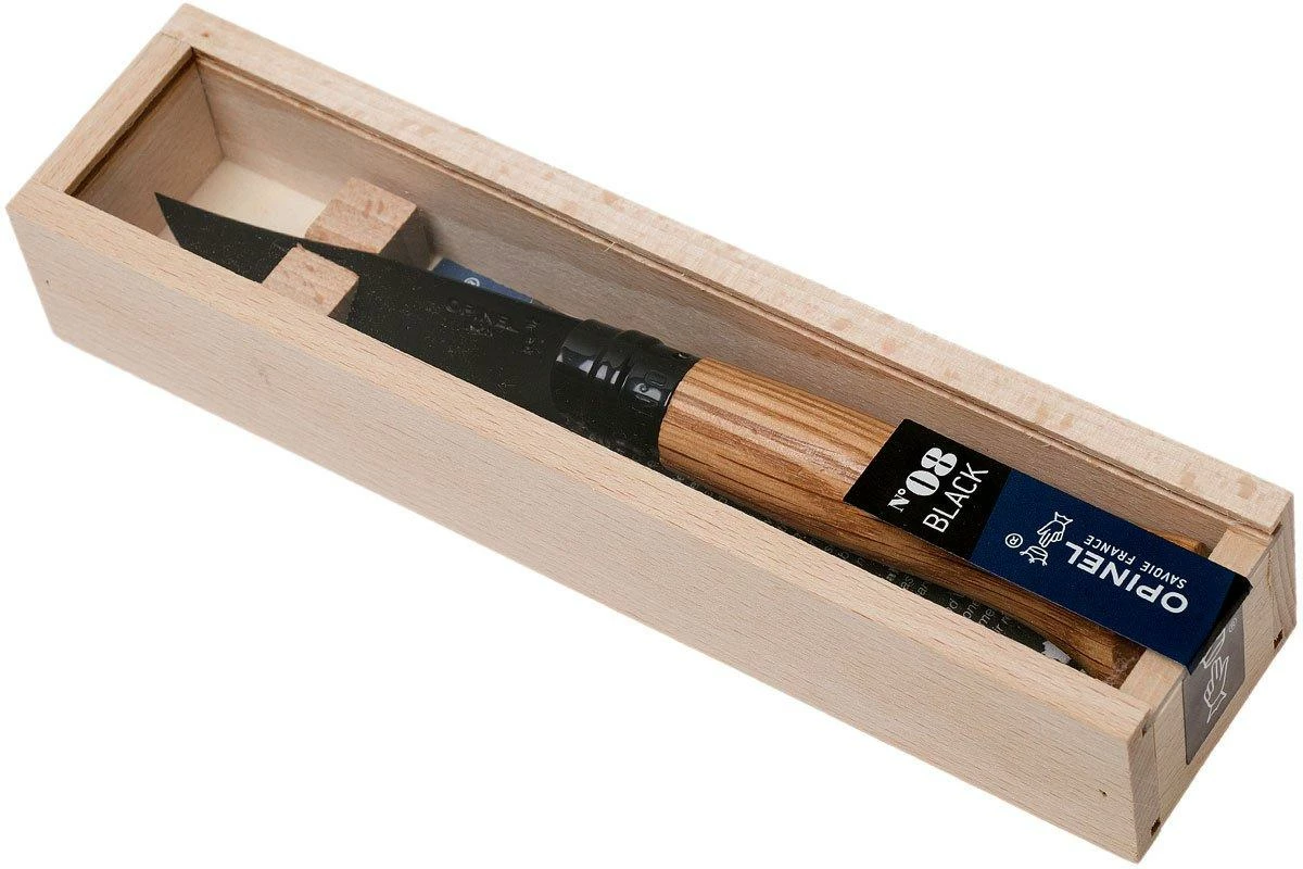 Opinel No. 08 Black Oak 2172, Taschenmesser Aus Schwarzer Eiche 10 Opinel No. 08 Black Oak 2172, Taschenmesser Aus Schwarzer Eiche – Bild 8