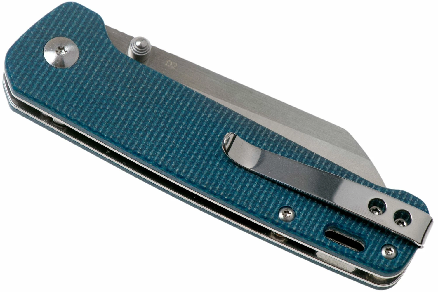 QSP Knife Penguin QS130-H Blaues Micarta, Taschenmesser 6 QSP Knife Penguin QS130-H Blaues Micarta, Taschenmesser – Bild 4