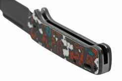 QSP Knife Penguin QS130SJ-F2, CPM 20CV Black Stonewashed, Fat Carbon Nebula, Slipjoint Taschenmesser -Messer Verkäufe 2024 QS130SJ F2 04 qsp