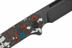 QSP Knife Penguin QS130SJ-F2, CPM 20CV Black Stonewashed, Fat Carbon Nebula, Slipjoint Taschenmesser -Messer Verkäufe 2024 QS130SJ F2 05 qsp