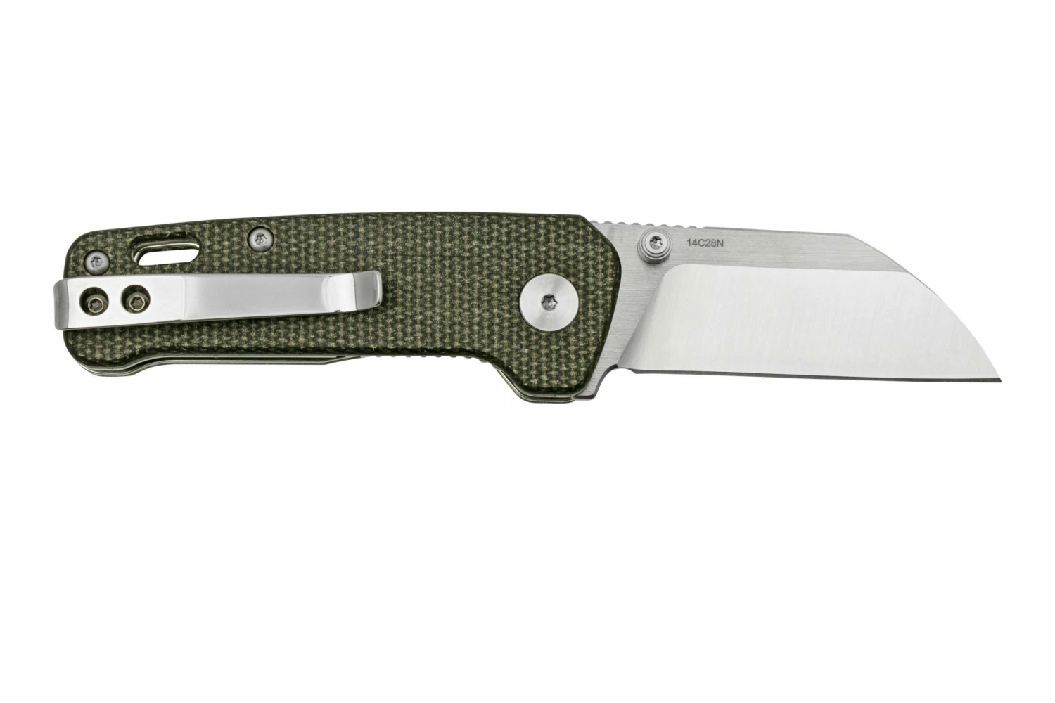 QSP Knife Penguin Mini QS130XS-A, Satin 14C28N, Dark Brown Micarta Taschenmesser 4 QSP Knife Penguin Mini QS130XS-A, Satin 14C28N, Dark Brown Micarta Taschenmesser – Bild 2