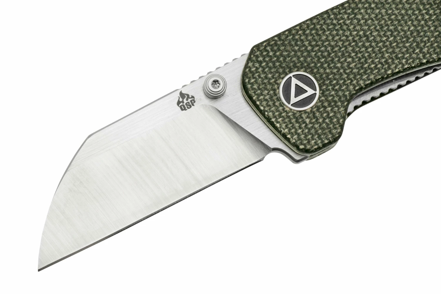 QSP Knife Penguin Mini QS130XS-A, Satin 14C28N, Dark Brown Micarta Taschenmesser 5 QSP Knife Penguin Mini QS130XS-A, Satin 14C28N, Dark Brown Micarta Taschenmesser – Bild 3