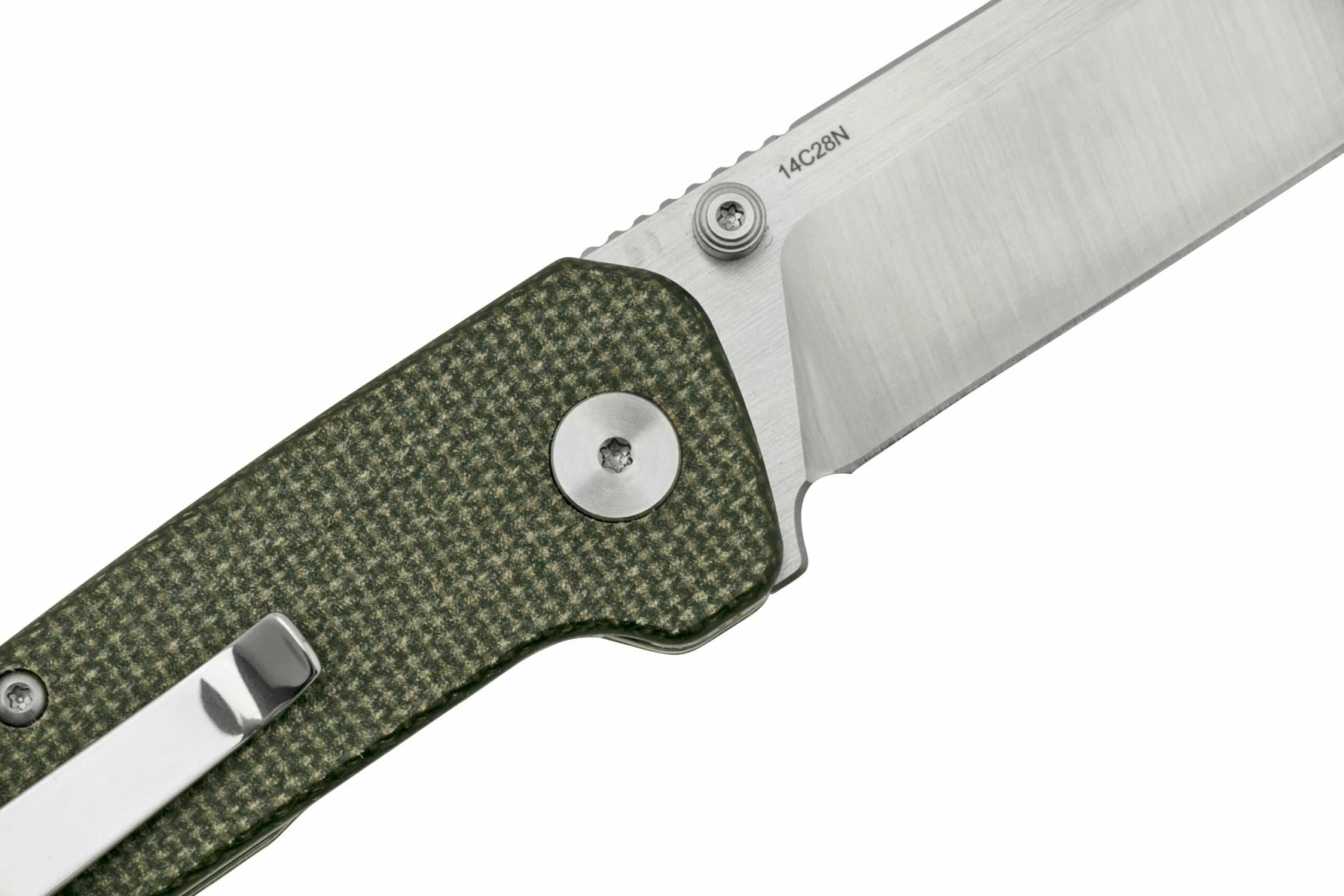 QSP Knife Penguin Mini QS130XS-A, Satin 14C28N, Dark Brown Micarta Taschenmesser 7 QSP Knife Penguin Mini QS130XS-A, Satin 14C28N, Dark Brown Micarta Taschenmesser – Bild 5