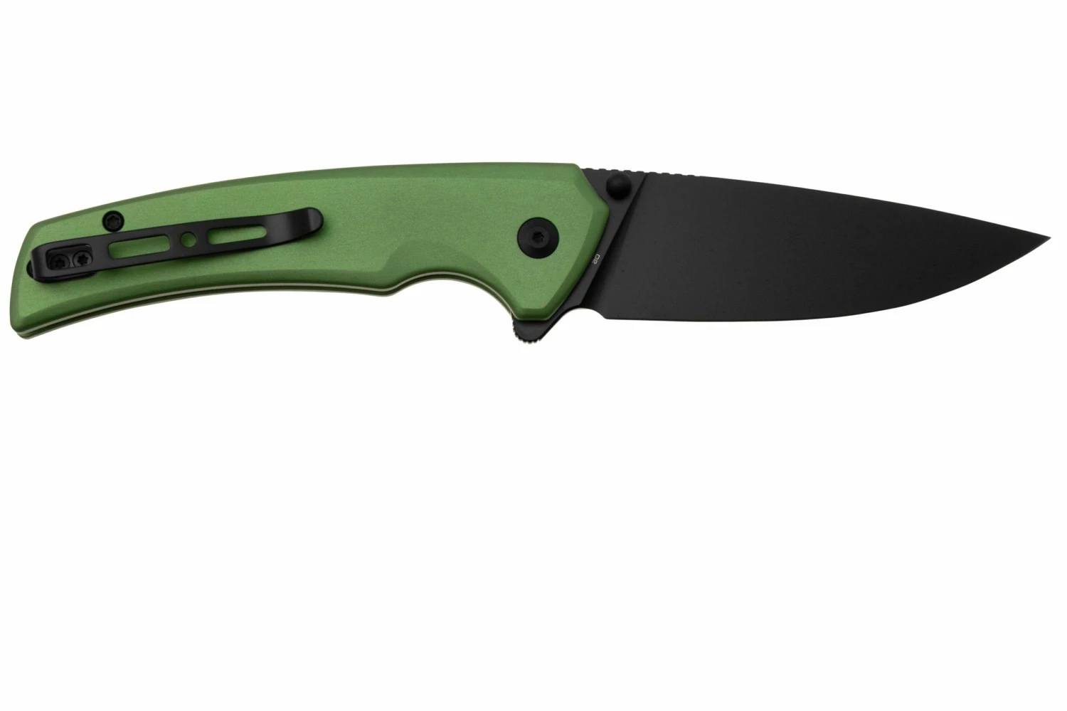 SENCUT Serene S21022B-5, Black D2, Green Aluminium, Taschenmesser 4 SENCUT Serene S21022B-5, Black D2, Green Aluminium, Taschenmesser – Bild 2