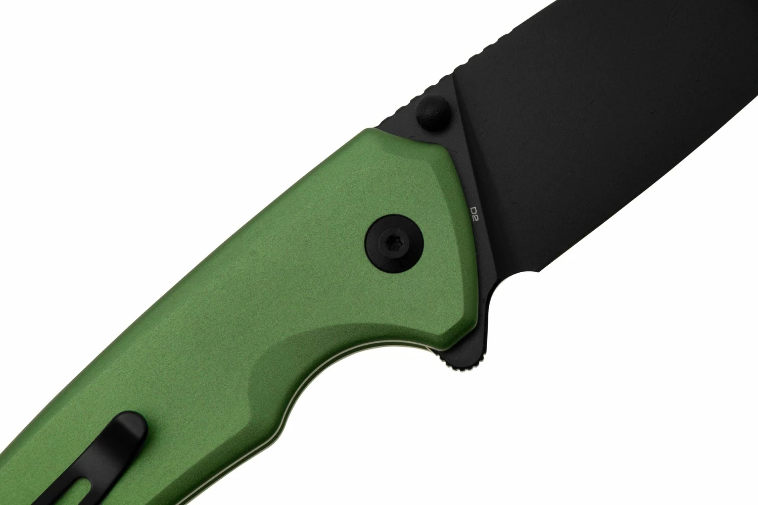 SENCUT Serene S21022B-5, Black D2, Green Aluminium, Taschenmesser 7 SENCUT Serene S21022B-5, Black D2, Green Aluminium, Taschenmesser – Bild 5