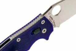 Spyderco Manix 2 S110V C101GPDBL2 Taschenmesser, Dunkelblau -Messer Verkäufe 2024 SPC101GPDBL2 06 spyderco spc101gpdbl2 06