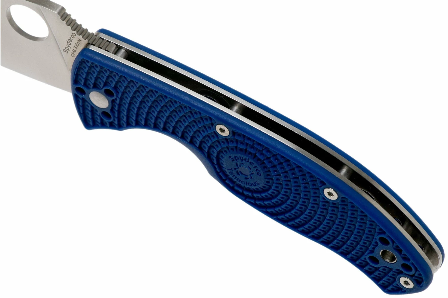 Spyderco Tenacious Lightweight S35VN C122PBL FRN Taschenmesser, Blau 9 Spyderco Tenacious Lightweight S35VN C122PBL FRN Taschenmesser, Blau – Bild 7
