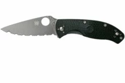 Spyderco Tenacious Lightweight C122SBK FRN Taschenmesser Mit Wellenschliff