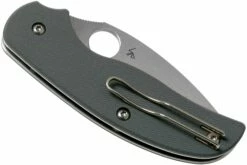 Spyderco Sage 1 C123GPGY G10 Maxamet Taschenmesser, Kühl Grau -Messer Verkäufe 2024 SPC123GPGY 04 spyderco