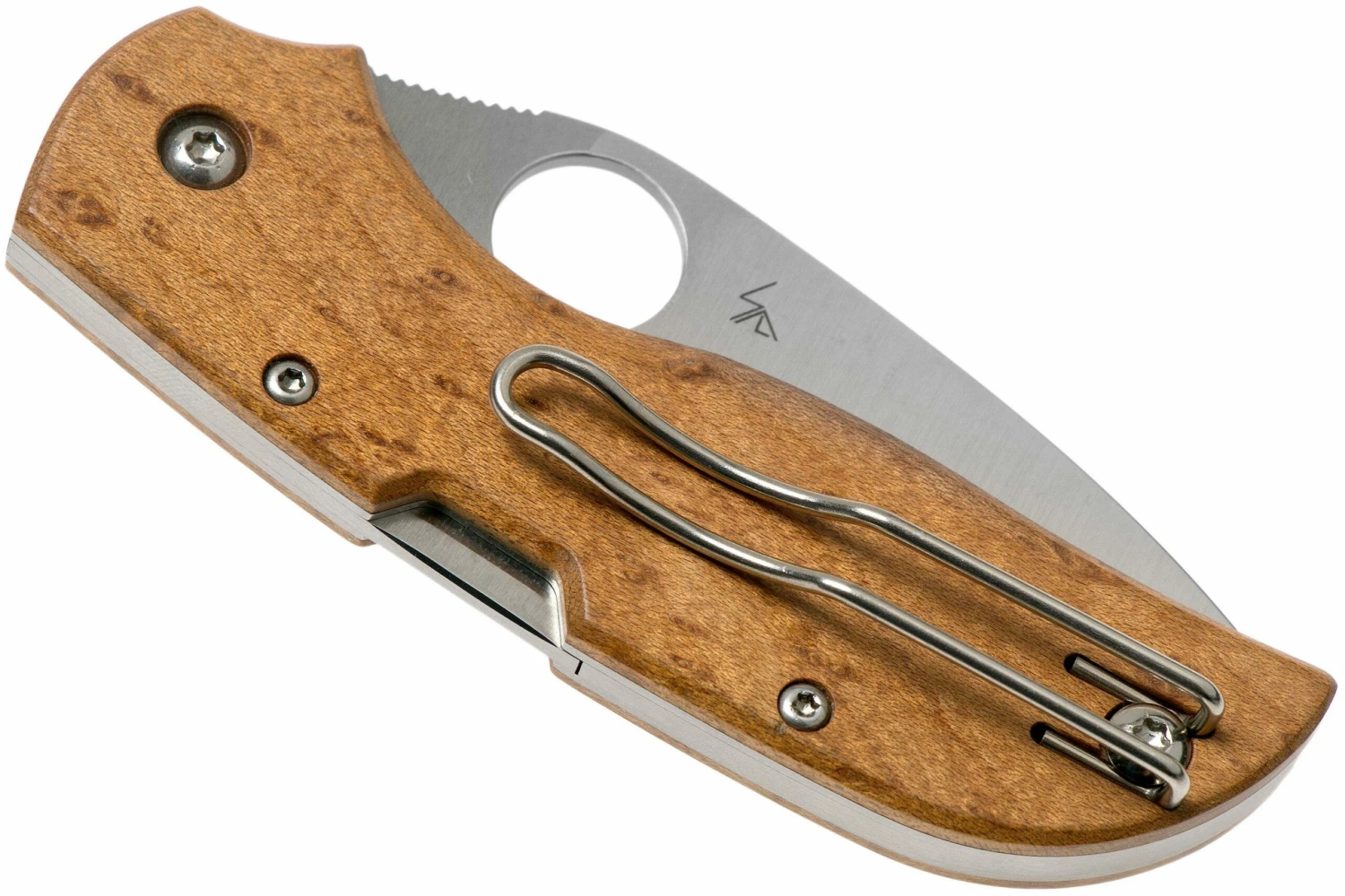 Spyderco Chaparral Birdseye Maple Wood C152WDP Taschenmesser 6 Spyderco Chaparral Birdseye Maple Wood C152WDP Taschenmesser – Bild 4