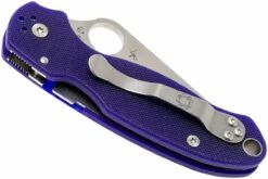 Spyderco Para 3 S110V C223GPDBL Taschenmesser, Dunkelblau -Messer Verkäufe 2024 SPC223GPDBL 04 spyderco spc223gpdbl 04