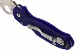 Spyderco Para 3 S110V C223GPDBL Taschenmesser, Dunkelblau -Messer Verkäufe 2024 SPC223GPDBL 05 spyderco spc223gpdbl 05