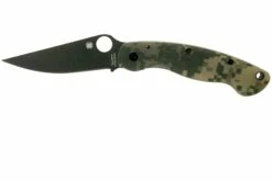 Spyderco Military C36GPCMOBK Taschenmesser, Camo/schwarz