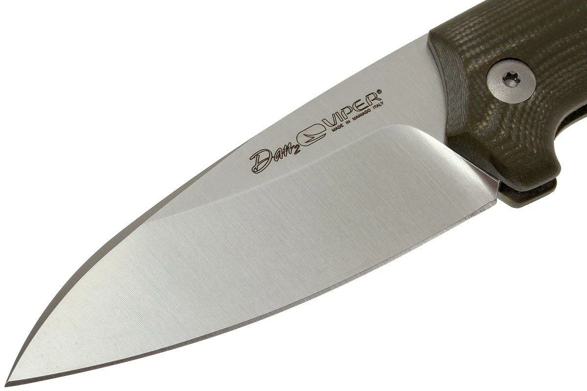 Viper Dan 2 5930GGR Grünes G10, N690, Sheepfoot 5 Viper Dan 2 5930GGR Grünes G10, N690, Sheepfoot – Bild 3