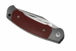 Viper Twin, V6002GR, Satin M390, Red G10 Taschenmesser, Fabrizio Silvestrelli Design -Messer Verkäufe 2024 VPV6002GR 06 viper