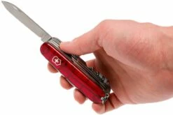 Victorinox Huntsman Lite, Schweizer Taschenmesser, Transparent Rot -Messer Verkäufe 2024 VT1 7915 T 07 victorinox vt1 7915 t 07