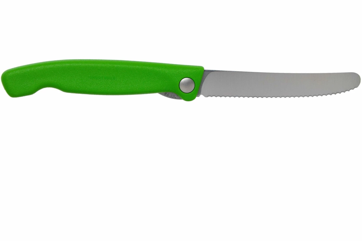 Victorinox SwissClassic 6.7836.FB Faltbares Gemüsemesser Mit Wellenschliff, Grün 4 Victorinox SwissClassic 6.7836.FB Faltbares Gemüsemesser Mit Wellenschliff, Grün – Bild 2