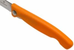 Victorinox SwissClassic 6.7836.F9B Faltbares Gemüsemesser Mit Wellenschliff, Orange -Messer Verkäufe 2024 VT6 7836 F9B 06 victorinox