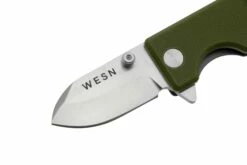 WESN Microblade SN01-3, D2, OD Green G10, Titanium, Taschenmesser -Messer Verkäufe 2024 WESN01 3 03 wesn