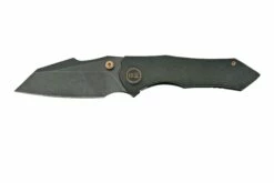 WE Knife High-Fin, WE22005-1, Black Titanium, Black CPM-20CV Taschenmesser